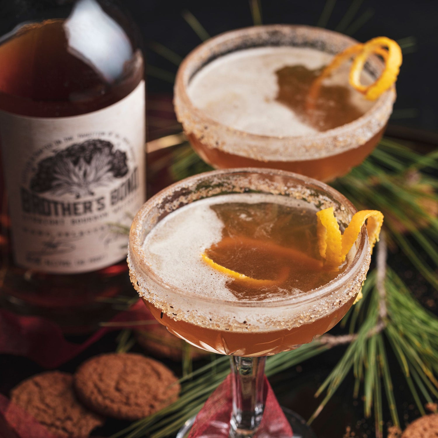 Gingersnap Cookie Sidecar